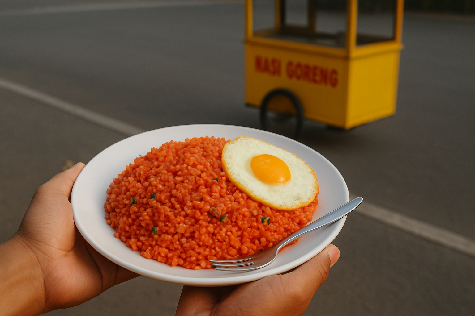 langkah langkah membuat nasi goreng