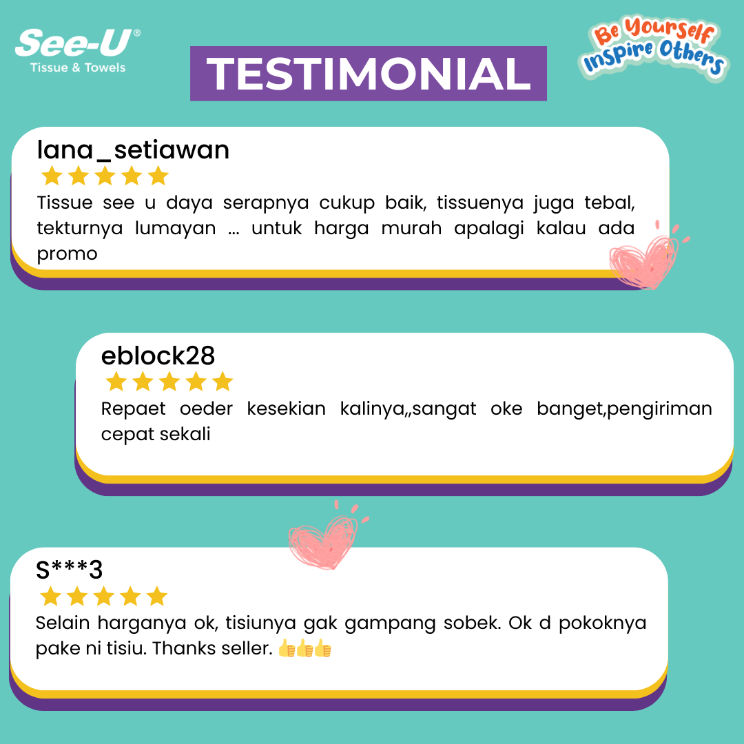 testimoni tisu seeu