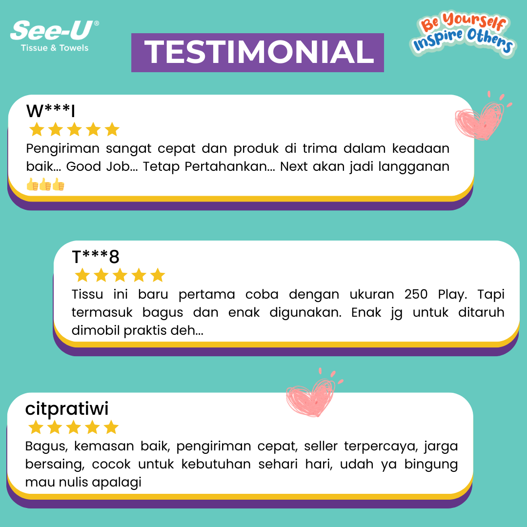 testimoni tisu seeu