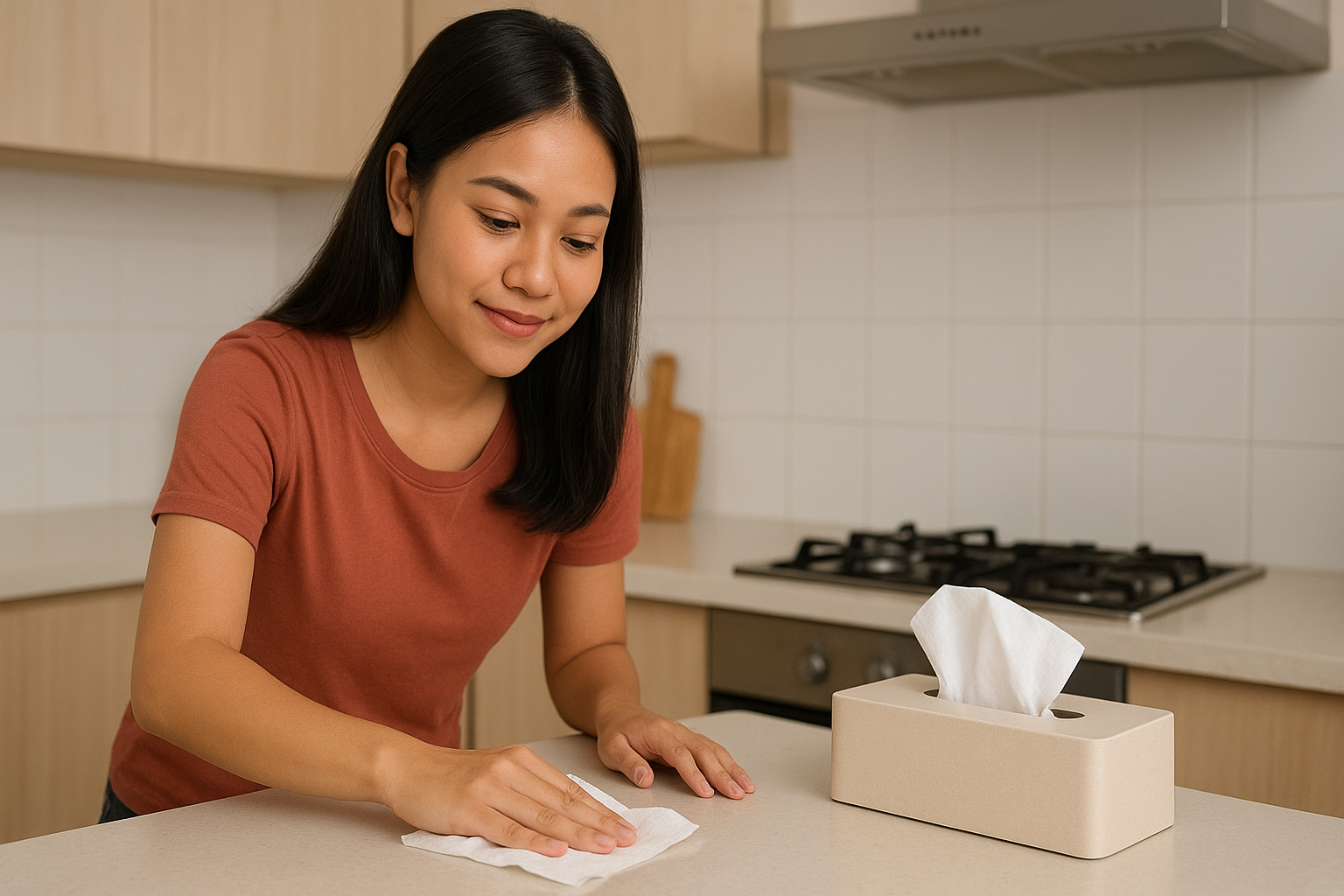 tissue lap dapur