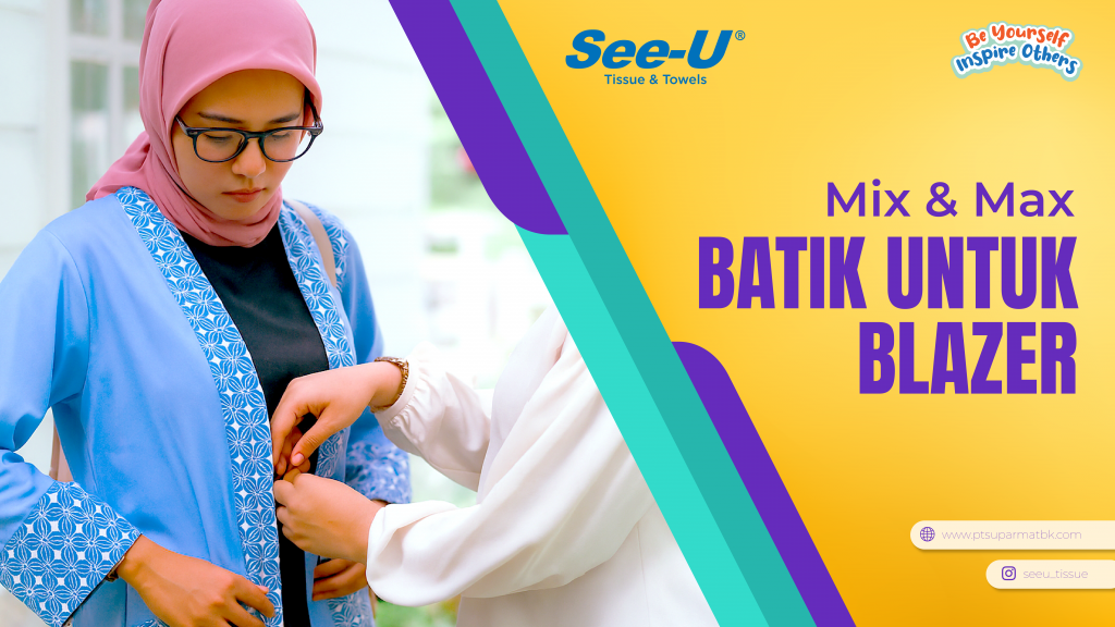 Model Blazer Batik Wanita Modern Terbaru​