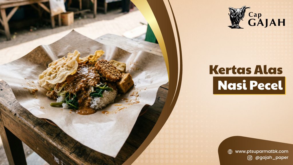 kertas nasi bungkus pecel